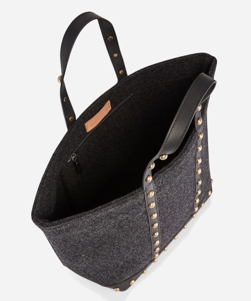 vanessabruno（ヴァネッサブリューノ）の「CABAS MOYEN ++（トートバッグ・レディース・チャコールグレー/ベージュ/ブラウン/ブラック・FREE）」の16枚目の写真