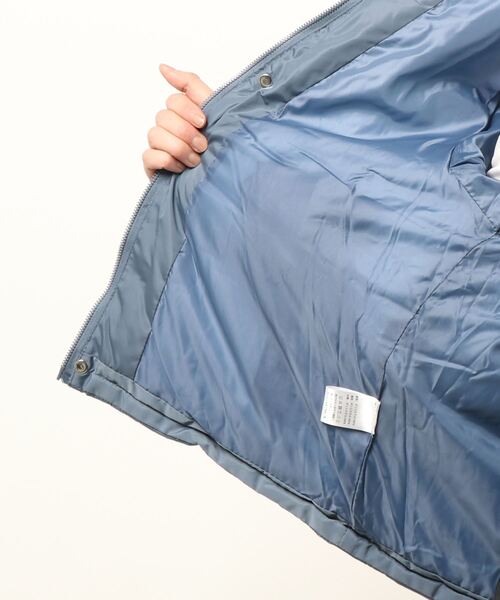 FRP（エフアールピー）の「YUGA  フーディ　中綿ダウン調ブルゾンコート（ダウンジャケット/コート・レディース・ブラック/ブルー/ホワイト/ベビーピンク・XL/M/L）」の15枚目の写真