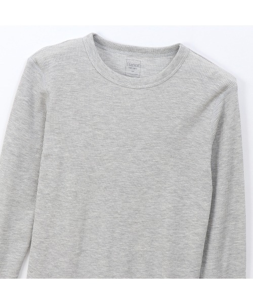 HANES（ヘインズ）の「【Hanes/ヘインズ】レディース HANES UNDIES サーマル ワンピースドレス（ワンピース・レディース・ベージュ/オフホワイト/ヘザーグレー/チャコール・FREE）」の12枚目の写真