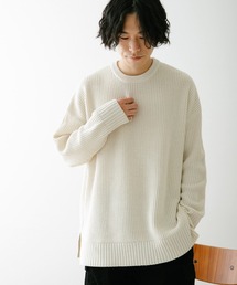 ITEMS URBANRESEARCH | マシンウォッシャブルオーバーサイズ畦ニット(ニット/セーター)