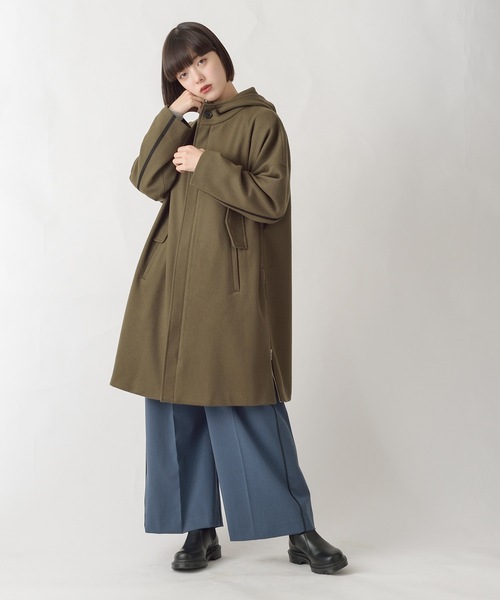 La SRIC（ラスリック）の「La SRIC / サイドファスナーフードCT（その他アウター・レディース・カーキ/グレー系その他・38）」の20枚目の写真