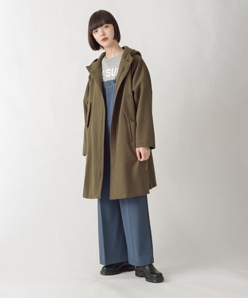 La SRIC（ラスリック）の「La SRIC / サイドファスナーフードCT（その他アウター・レディース・カーキ/グレー系その他・38）」の21枚目の写真