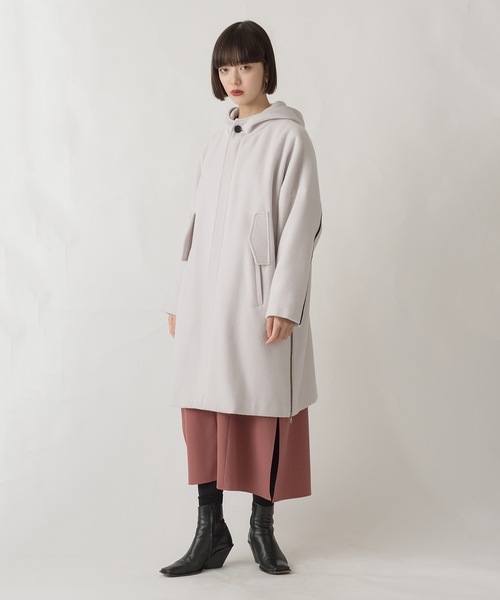 La SRIC（ラスリック）の「La SRIC / サイドファスナーフードCT（その他アウター・レディース・カーキ/グレー系その他・38）」の8枚目の写真