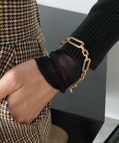 Ameri(アメリ)の「UND 3WAY CHAIN CHOKER(ネックレス・レディース・シルバー/ゴールド・FREE)」の7枚目の写真