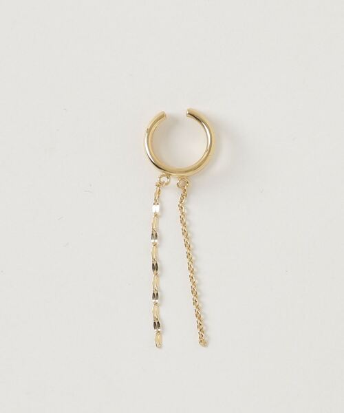 Canal 4℃(カナルヨンドシー)の「【earjoy】シルバー イヤーカフ/片耳用(イヤーカフ・レディース・イエローゴールド・FREE)」の5枚目の写真