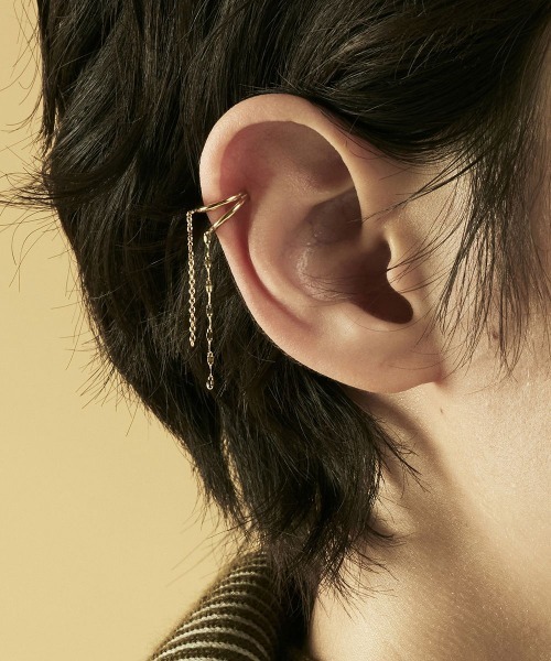 大人気!! Canal 4℃ earjoy シルバー 3連 イヤーカフ/片耳用 earjoy】シルバー イヤーカフ/片耳用（イヤーカフ）｜Canal 4