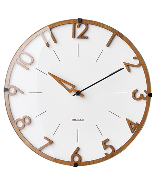 LBC（エルビーシー）の「INTERFORM INC インターフォルム フィッセ（掛け時計・レディース・ベージュ・FREE）」の4枚目の写真