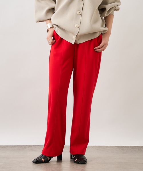 Omekashi（オメカシ）の「イージースラックス（スラックス・レディース・ブラック/ベージュ/レッド・36/38）」の13枚目の写真