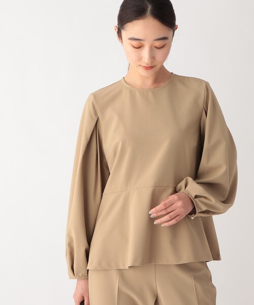 セール ドライロトペプラムブラウス Web限定サイズ シャツ ブラウス Opaque Clip オペークドットクリップ のファッション通販 Zozotown