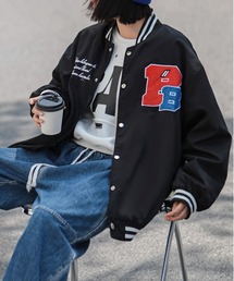 NEW GENTLEMAN | ワッペン ビッグシルエット スタジャン(スタジャン)