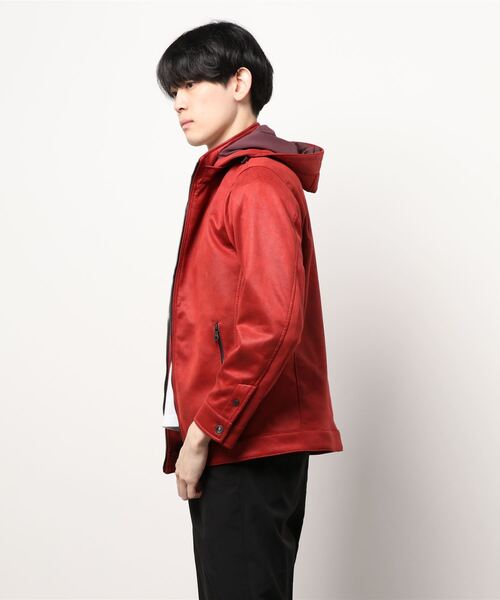 NICOLE CLUB FOR MEN（ニコルクラブフォーメン）の「スタンドブルゾン（ブルゾン・メンズ・レッド系その他/ブラック/グレー系その他/シルバーグレー・LARGE/MEDIUM/X-LARGE）」の8枚目の写真