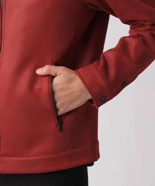 NICOLE CLUB FOR MEN（ニコルクラブフォーメン）の「スタンドブルゾン（ブルゾン・メンズ・レッド系その他/ブラック/グレー系その他/シルバーグレー・LARGE/MEDIUM/X-LARGE）」の7枚目の写真