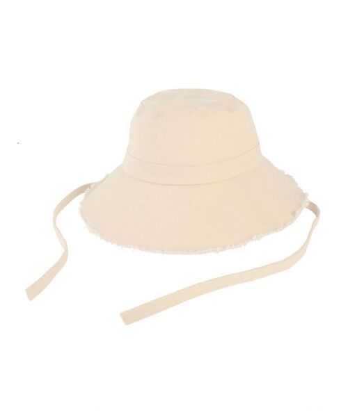 EMODA（エモダ）の「フリンジ2WAYワイドハット（ハット・レディース・ホワイト/ブラック/その他・FREE）」の2枚目の写真