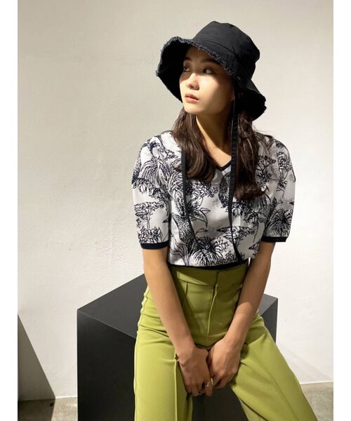 EMODA（エモダ）の「フリンジ2WAYワイドハット（ハット・レディース・ホワイト/ブラック/その他・FREE）」の15枚目の写真