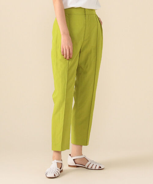 Demi-Luxe BEAMS（デミルクス ビームス）の「AK＋1 / ポリエステルリネン ピンタックパンツ（その他パンツ・レディース・ブラック/レッド/グリーン系その他3・38/36）」の7枚目の写真