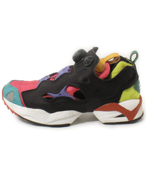 X-girl(エックスガール)の「INSTA PUMP FURY スニーカー【Reebokコラボ】(スニーカー・レディース・ブラック・23cm)」の2枚目の写真