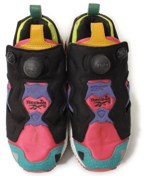 X-girl(エックスガール)の「INSTA PUMP FURY スニーカー【Reebokコラボ】(スニーカー・レディース・ブラック・23cm)」の4枚目の写真