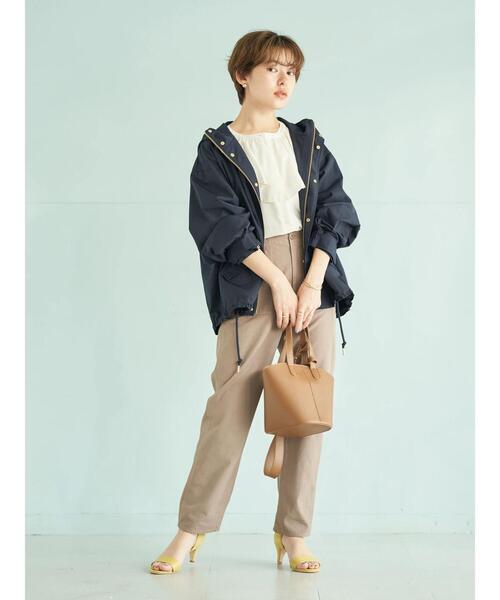 earth music&ecology（アースミュージックアンドエコロジー）の「フリルカラーブラウス*（シャツ/ブラウス・レディース・オフホワイト/サックスブルー・FREE）」の10枚目の写真