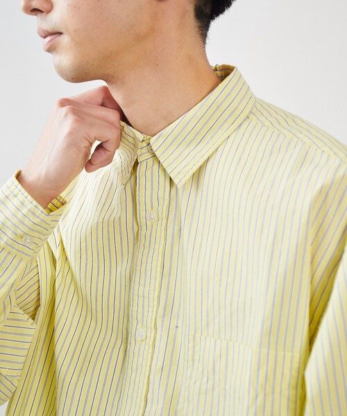 FREAK'S STORE(フリークスストア)の「FREAK'S STORE/フリークス ストア リラックスフィット レギュラーカラーシャツ/シャツ(シャツ/ブラウス・メンズ・ホワイト/グレー/イエロー/インディゴブルー/ブルー/ブルー系その他/グリーン/ネイビー・MEDIUM/LARGE)」の21枚目の写真