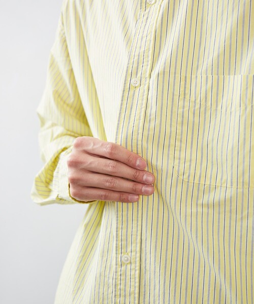 FREAK'S STORE(フリークスストア)の「FREAK'S STORE/フリークス ストア リラックスフィット レギュラーカラーシャツ/シャツ(シャツ/ブラウス・メンズ・ホワイト/グレー/イエロー/インディゴブルー/ブルー/ブルー系その他/グリーン/ネイビー・MEDIUM/LARGE)」の19枚目の写真