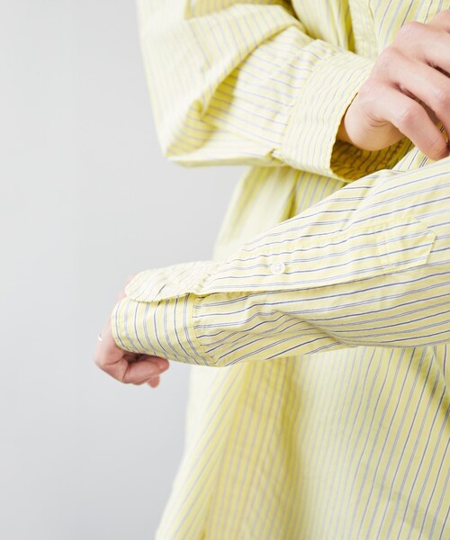 FREAK'S STORE(フリークスストア)の「FREAK'S STORE/フリークス ストア リラックスフィット レギュラーカラーシャツ/シャツ(シャツ/ブラウス・メンズ・ホワイト/グレー/イエロー/インディゴブルー/ブルー/ブルー系その他/グリーン/ネイビー・MEDIUM/LARGE)」の18枚目の写真