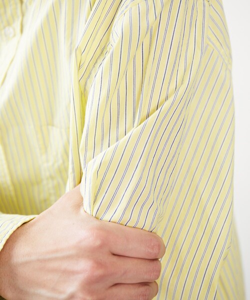 FREAK'S STORE(フリークスストア)の「FREAK'S STORE/フリークス ストア リラックスフィット レギュラーカラーシャツ/シャツ(シャツ/ブラウス・メンズ・ホワイト/グレー/イエロー/インディゴブルー/ブルー/ブルー系その他/グリーン/ネイビー・MEDIUM/LARGE)」の16枚目の写真