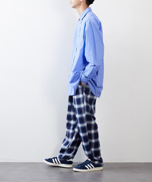 FREAK'S STORE(フリークスストア)の「FREAK'S STORE/フリークス ストア リラックスフィット レギュラーカラーシャツ/シャツ(シャツ/ブラウス・メンズ・ホワイト/グレー/イエロー/インディゴブルー/ブルー/ブルー系その他/グリーン/ネイビー・MEDIUM/LARGE)」の15枚目の写真