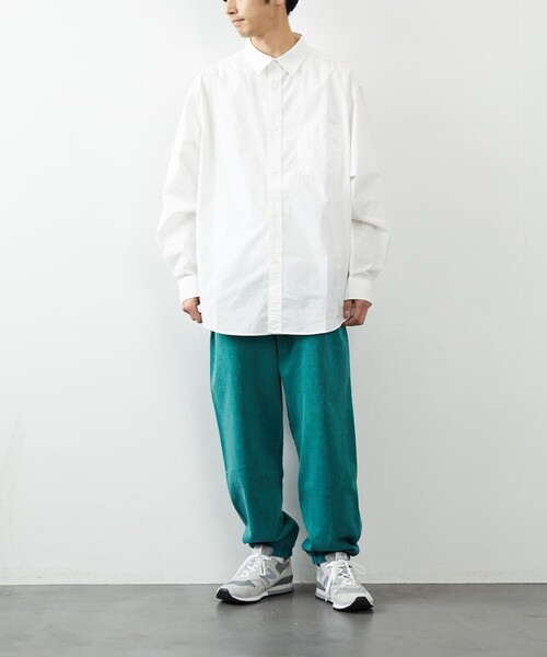 FREAK'S STORE(フリークスストア)の「FREAK'S STORE/フリークス ストア リラックスフィット レギュラーカラーシャツ/シャツ(シャツ/ブラウス・メンズ・ホワイト/グレー/イエロー/インディゴブルー/ブルー/ブルー系その他/グリーン/ネイビー・MEDIUM/LARGE)」の12枚目の写真