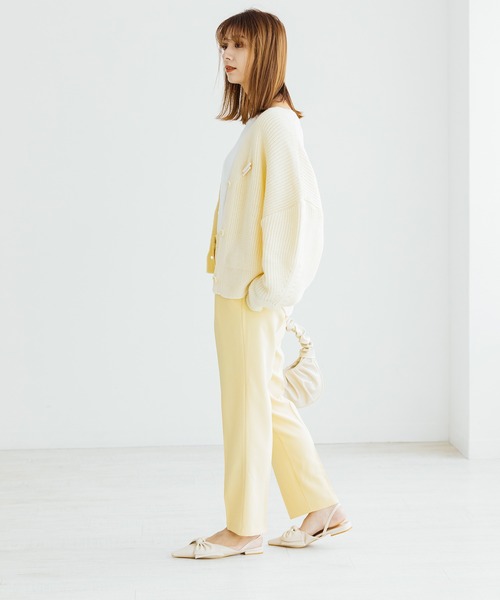 ZAKKA-BOX（ザッカボックス）の「バックストラップリボンパンプス（パンプス・レディース・ホワイト/ブラック/イエロー・23㎝/23.5㎝/24㎝/24.5㎝/25㎝）」の7枚目の写真