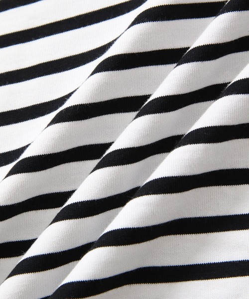 ADAM ET ROPE'(アダムエロペ)の「【WEB限定】ルーズシルエットTシャツ(Tシャツ/カットソー・レディース・ブラック/ホワイト/ホワイト系その他/サックスブルー・FREE)」の16枚目の写真