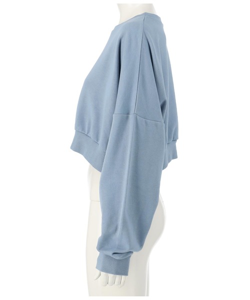 ANAP（アナップ）の「クロップド裏毛プルオーバー（スウェット・レディース・ホワイト/ベージュ/ライトグレー/ブルー/ブラック・FREE）」の17枚目の写真