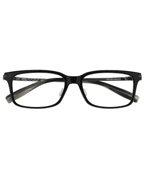 UNITED ARROWS（ユナイテッドアローズ）の「スクエア型 めがね｜Zoff｜UNITED ARROWS（メガネ・メンズ・ブラック/ネイビー/グレー・FREE）」の6枚目の写真