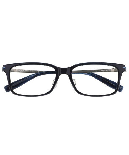 UNITED ARROWS（ユナイテッドアローズ）の「スクエア型 めがね｜Zoff｜UNITED ARROWS（メガネ・メンズ・ブラック/ネイビー/グレー・FREE）」の7枚目の写真