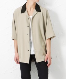 Mossimo | mossimo モッシモ ドルマンクレリック半袖シャツ+タンクトップ セット アンサンブル(シャツ/ブラウス)