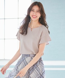 any SiS（エニィスィス）の「【UVケア】エアリードレープスムース 半袖 ブラウス（シャツ/ブラウス）」