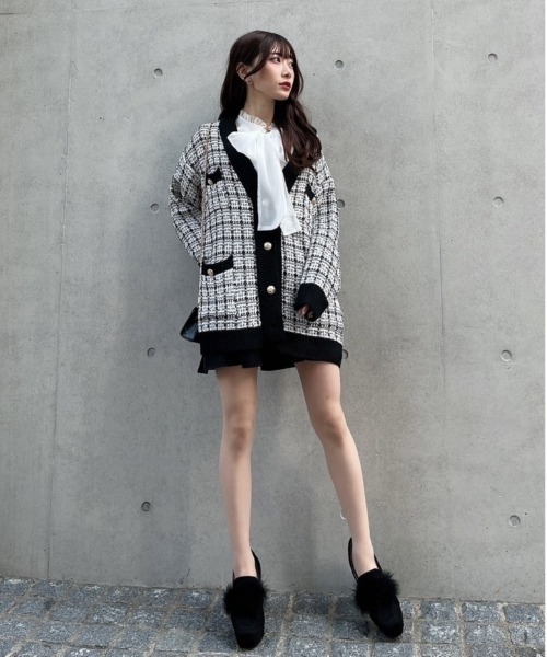 titty＆Co. PETIT（ティティアンドコープティ）の「フレアスカパン（スカート・レディース・ブラック/アイボリー/アイボリー系/ホワイト系その他/グリーン系その他/ラベンダー/ライトグリーン・SMALL/MEDIUM）」の15枚目の写真