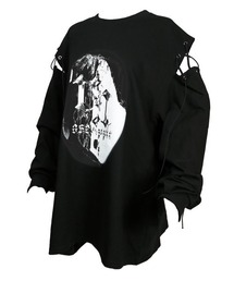 ROSEAPPLE STUDIO | 【ROSEAPPLE STUDIO/ローズアップルスタジオ】221-EYELET GRAPHIC LONG-SLEEVE T-SHIRTS/アイレットグラフィックロンT 長袖Tシャツ ハトメ(Tシャツ/カットソー)