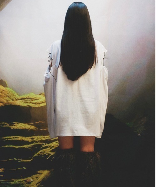 ROSEAPPLE STUDIO(ローズアップルスタジオ)の「【ROSEAPPLE STUDIO/ローズアップルスタジオ】221-EYELET GRAPHIC LONG-SLEEVE T-SHIRTS/アイレットグラフィックロンT 長袖Tシャツ ハトメ(Tシャツ/カットソー・メンズ・ホワイト/ブラック・ONE SIZE)」の15枚目の写真