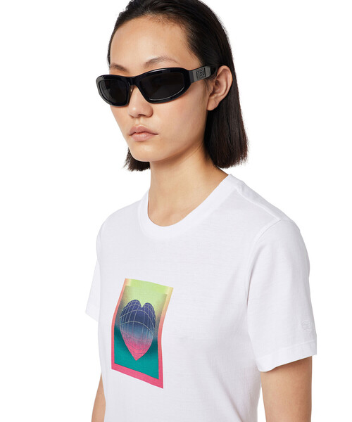 DIESEL（ディーゼル）の「レディース Tシャツ クルーネック 半袖 レギュラーフィット（Tシャツ/カットソー・レディース・ホワイト/ブラック・SMALL/MEDIUM/LARGE/X-SMALL）」の9枚目の写真