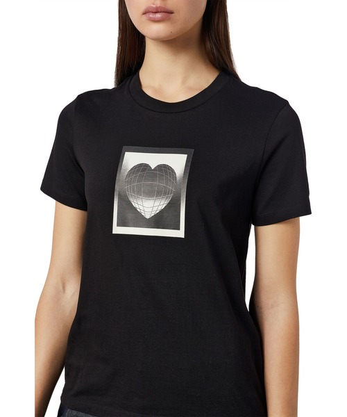 DIESEL（ディーゼル）の「レディース Tシャツ クルーネック 半袖 レギュラーフィット（Tシャツ/カットソー・レディース・ホワイト/ブラック・SMALL/MEDIUM/LARGE/X-SMALL）」の3枚目の写真