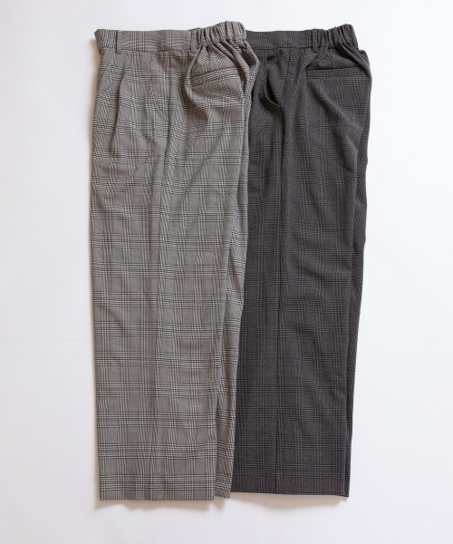 oblekt（オブレクト）の「【高山都×oblekt】 グレンチェックワイドパンツ（その他パンツ・レディース・ベージュ・SMALL）」の7枚目の写真