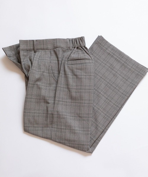 oblekt（オブレクト）の「【高山都×oblekt】 グレンチェックワイドパンツ（その他パンツ・レディース・ベージュ・SMALL）」の13枚目の写真