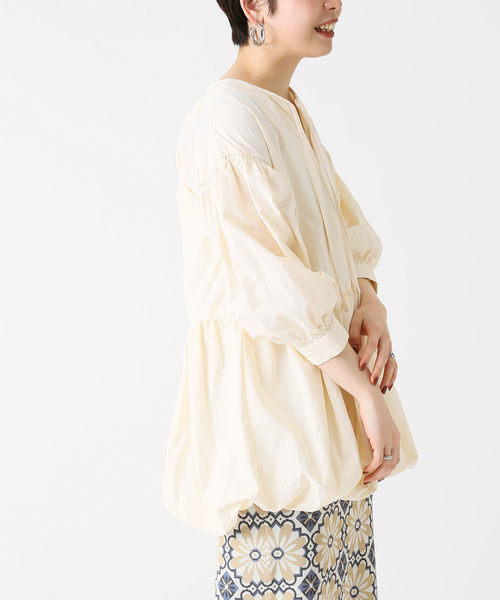 セール】袖ボリューム タフタブラウス◇（シャツ/ブラウス）｜B.C