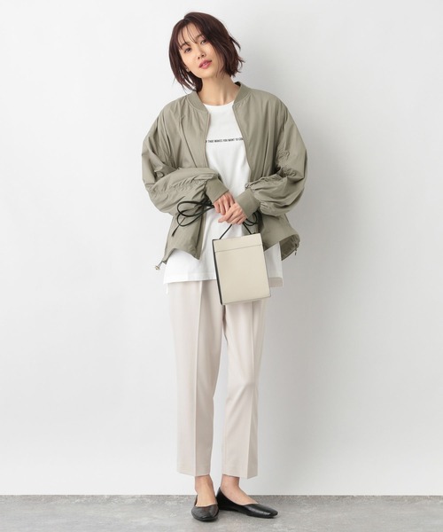 GLOBAL WORK(グローバルワーク)の「エアカルボリュームMA-1/264108(ブルゾン・レディース・カーキ/キャメル/オフホワイト・FREE)」の18枚目の写真