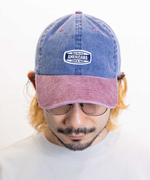 無(ム)の「アメリカーナLOW CAP(キャップ・メンズ・オレンジ系その他/ワイン系/ネイビー系/ブラック系その他・FREE)」の3枚目の写真