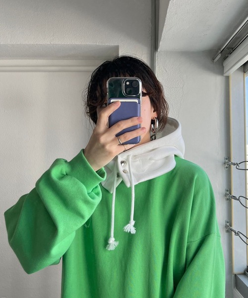 wee9s（ウィークス）の「american muffin sweat / アメリカンマフィンスウェット（スウェット・レディース・グレー/ピンク/グリーン・FREE）」の9枚目の写真