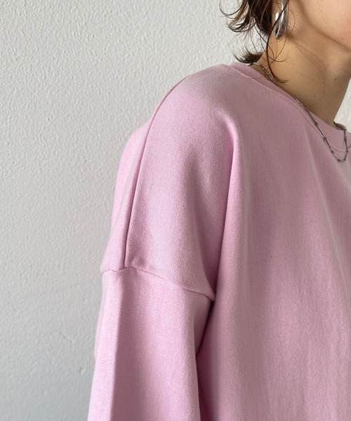 wee9s（ウィークス）の「american muffin sweat / アメリカンマフィンスウェット（スウェット・レディース・グレー/ピンク/グリーン・FREE）」の10枚目の写真