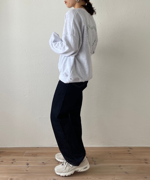 wee9s（ウィークス）の「american muffin sweat / アメリカンマフィンスウェット（スウェット・レディース・グレー/ピンク/グリーン・FREE）」の5枚目の写真