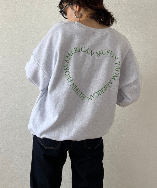 wee9s（ウィークス）の「american muffin sweat / アメリカンマフィンスウェット（スウェット・レディース・グレー/ピンク/グリーン・FREE）」の22枚目の写真