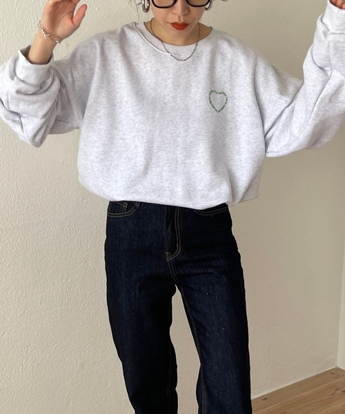 wee9s（ウィークス）の「american muffin sweat / アメリカンマフィンスウェット（スウェット・レディース・グレー/ピンク/グリーン・FREE）」の14枚目の写真